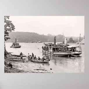 Civil War Tugs Poster