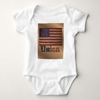 Civil War Union Flag ✨ Antique Historic  Baby Bodysuit