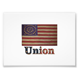 Civil War Union Flag ✨ Antique Historic  Photo Print