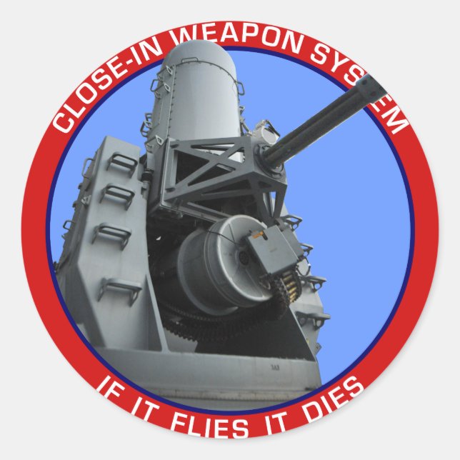 CIWS.png Classic Round Sticker (Front)