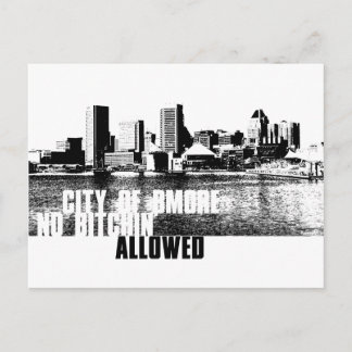 Ciy of Bmore NBA Postcard