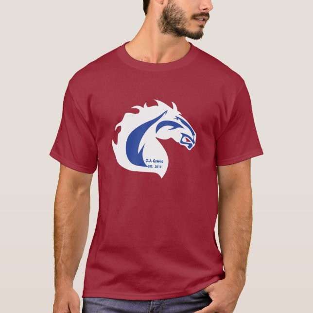 CJ Greene school  spirt logo shirt (Front)