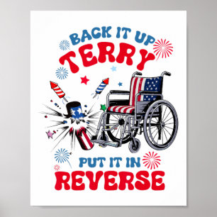 Ck It Up Terry Put It In Reverse 4th Of July Usa F Poster