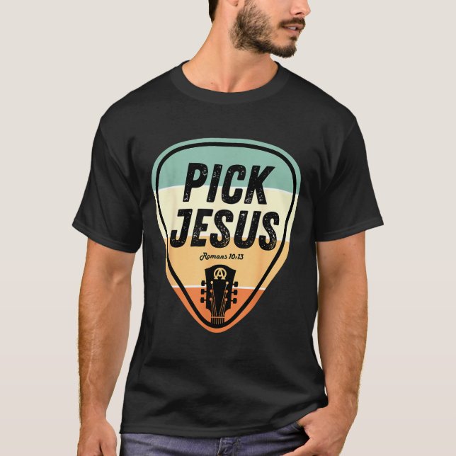 Ck Jesus Shirt Funny Christian Music Guitar Ck Men (Front)