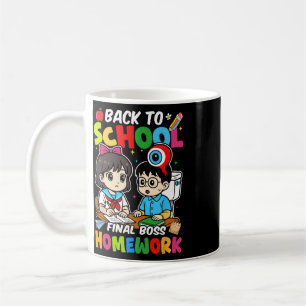 Ck To School 2025 Final Boss Homework Coffee Mug