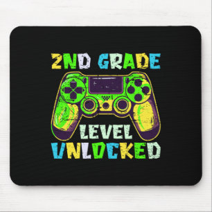 Ck To School 2nd Grade Boys Gamer First Day Second Mouse Pad