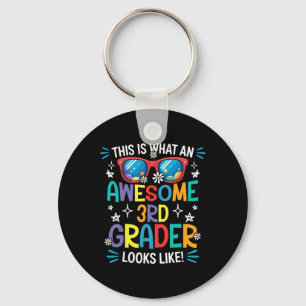 Ck To School 3rd Grade Awesome Third Grader Looks  Key Ring