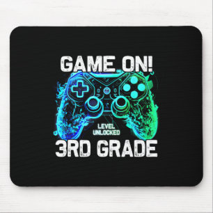 Ck To School 3rd Grade Boys Gamer First Day School Mouse Pad