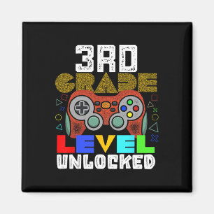 Ck To School 3rd Grade Gamer  Magnet