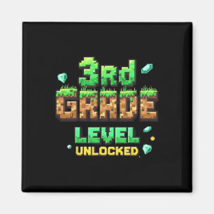 Ck To School 3rd Grade Level Unlocked Boys Gamer P Magnet