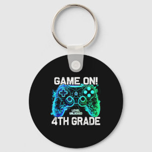 Ck To School 4th Grade Boys Gamer First Day School Key Ring