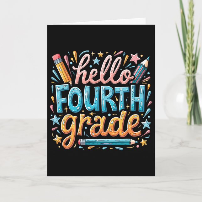 Ck To School 4th Grade Set  Card (Front)