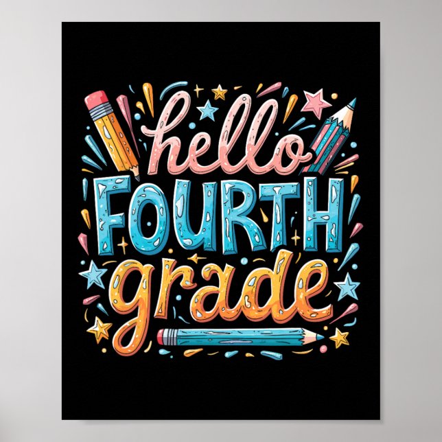 Ck To School 4th Grade Set  Poster (Front)