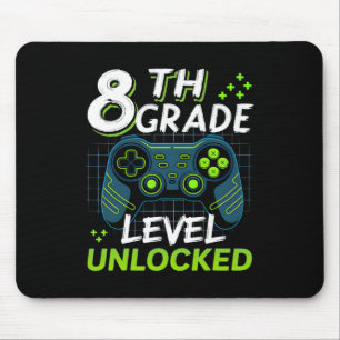 Ck To School 8th Grade Boys Gamer First Day School Mouse Pad