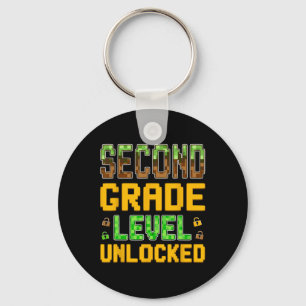 Ck To School Boys Video Gamer First Day Of Second Key Ring