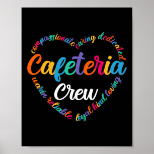 Ck To School Cafeteria Crew Shirt Lunch Ladies Poster