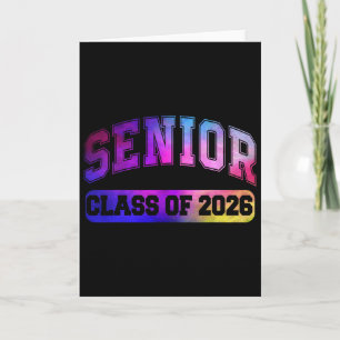Ck To School Colourful Senior Cl Of 2026 Graduatio Card