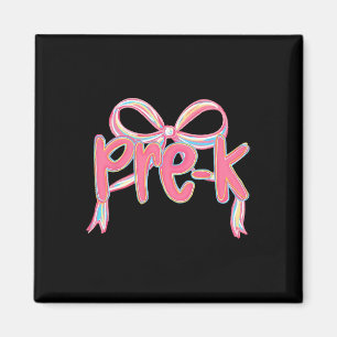 Ck To School Coquette Bow Preschool Teacher Kids G Magnet