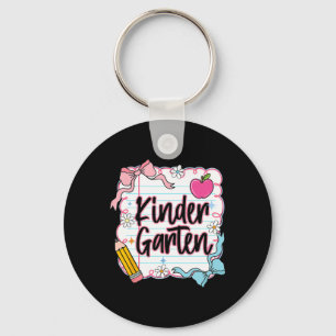 Ck To School Coquette Preppy Kindergarten First Da Key Ring