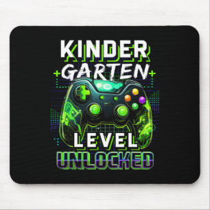 Ck To School Kindergarten Boy Gamer First Day Scho Mouse Pad