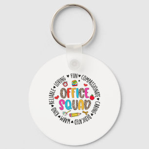 Ck To School Office Squad Leopard First Day Of Sch Key Ring