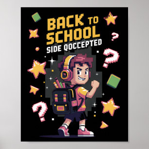 Ck To School Side Quest Accepted Gamer 1  Poster