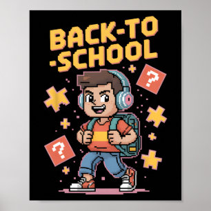 Ck To School Side Quest Accepted Gamer 6  Poster