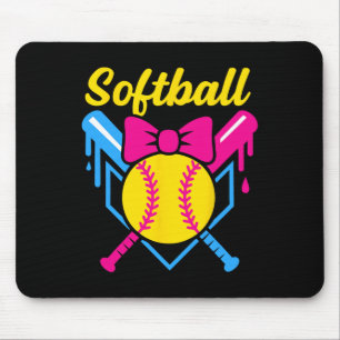 Ck To School Softll Player Ice+cream Softll Drip Mouse Pad