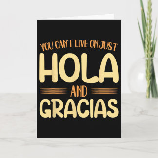 Ck To School Spanish Teacher Live On Just Hola And Card