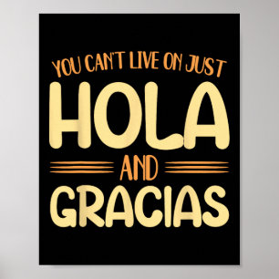 Ck To School Spanish Teacher Live On Just Hola And Poster