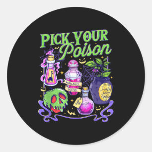 Ck Your Ison Vintage Princess Halloween Classic Round Sticker