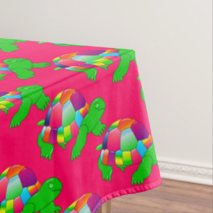 CKC Lil Glass Turtle,Pink-60x84 TABLECLOTH