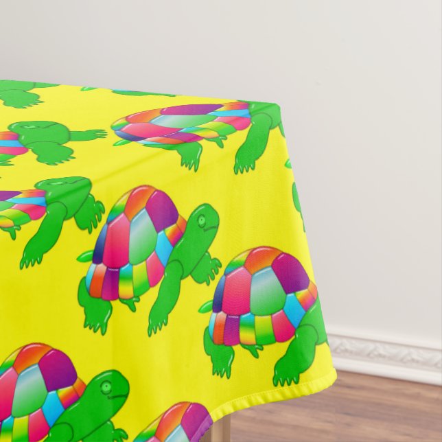 CKC Lil Glass Turtle,Yellow-60x84 TABLECLOTH (In Situ)