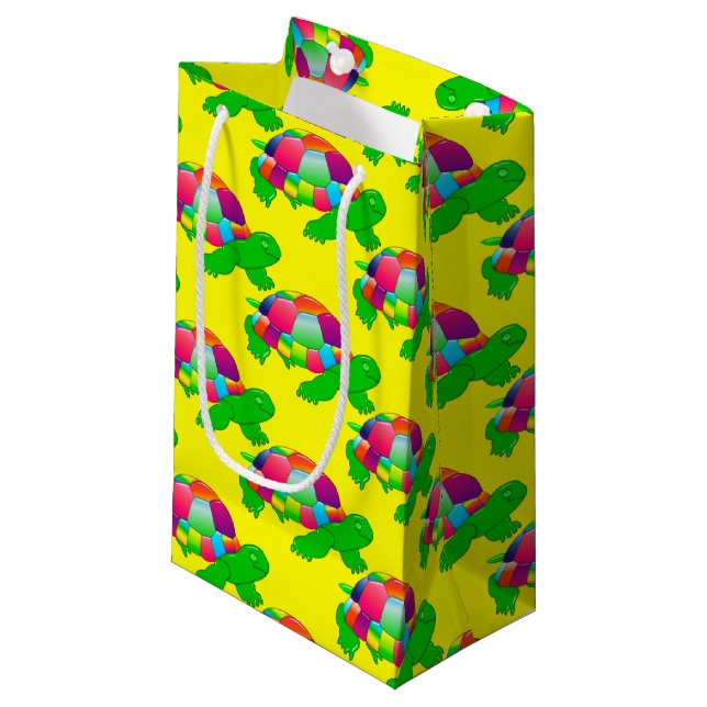 CKC Lil Glass Turtle-Yellow Gift Bag S (Front Angled)