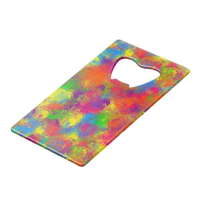 CKC Paint Can Florals-CARD BOTTLE OPENER (Front Angled)