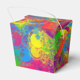 CKC Paint Can Florals-PARTY FAVOR BOX, take out Favour Box