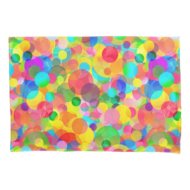 CKC Party Dots-STANDARD PILLOW CASE (Front)