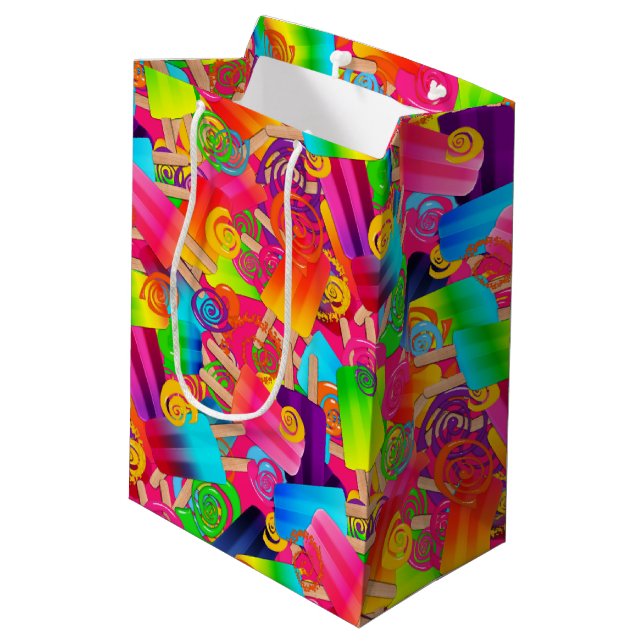 CKC Popsicle Swirls,Pink-Gift Bag M (Back Angled)