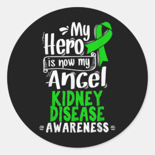 Ckd Awareness T Shirt - Kidney Disease Survivor  Classic Round Sticker