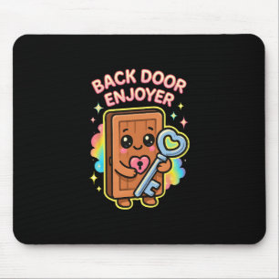 Ckdoor Enjoyer Raunchy Funny Airport Vacation Men Mouse Pad