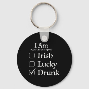 Ckeck Box St. Patricks Day Key Ring