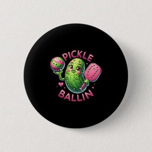 Ckle Ballin Cute Ckleball Women Girls Ckleball Lov 6 Cm Round Badge