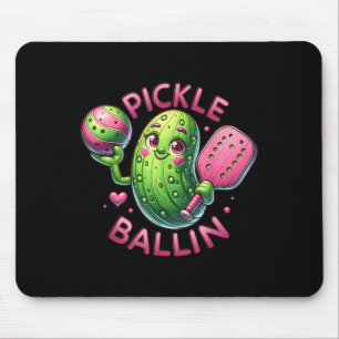 Ckle Ballin Cute Ckleball Women Girls Ckleball Lov Mouse Pad