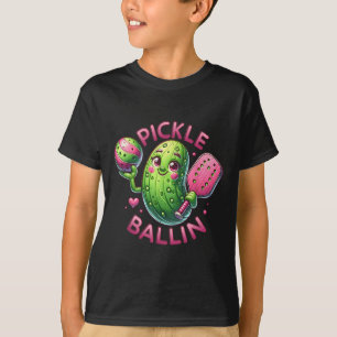 Ckle Ballin Cute Ckleball Women Girls Ckleball Lov T-Shirt