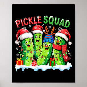 Ckle Christmas Squad Group Santa Reindeer Ckles Ve Poster