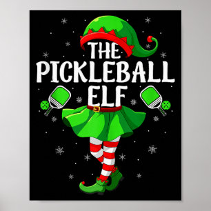 Ckleball Elf Christmas Girls Women Elf Squad Xmas Poster