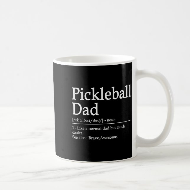Ckleball Funny Ckleball Dad Quote Definition Fathe Coffee Mug (Right)