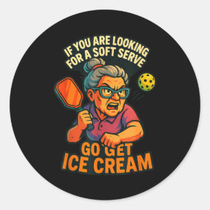 Ckleball Grandma  Classic Round Sticker