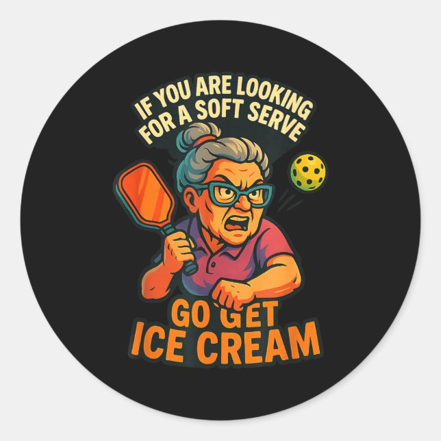 Ckleball Grandma  Classic Round Sticker (Front)