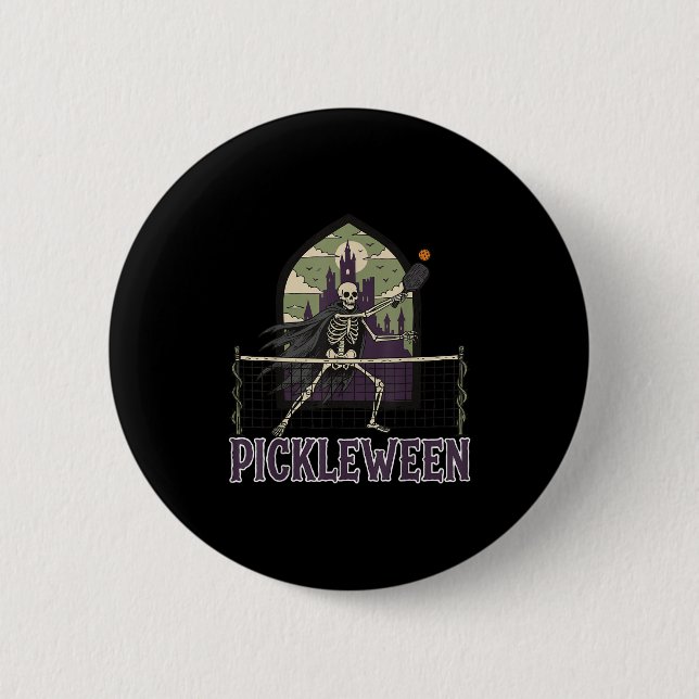 Ckleween Ckleball Halloween Costume Skeleton Goth  6 Cm Round Badge (Front)